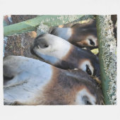 Ezel Liefde Fleece Deken, Groot 60" x 80" Deken (Voorkant (Horizontaal))