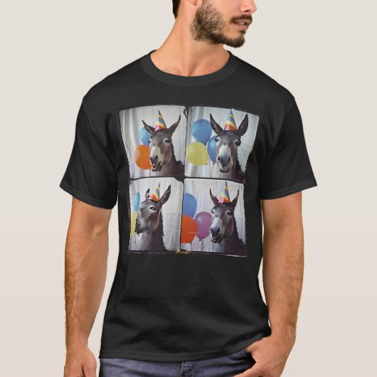 Ezel Liefhebber Boerderij Dier T-shirt (Voorkant)