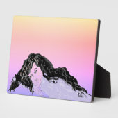 Ezel met canvas: Gedachten van jou Fotoplaat (Zijkant)