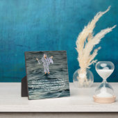 Ezel met canvas :Jezus loopt op het water Fotoplaat (Insitu)