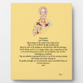 Ezel Met Canvas  : Sint Nicolaas Gebed Fotoplaat (Voorkant)