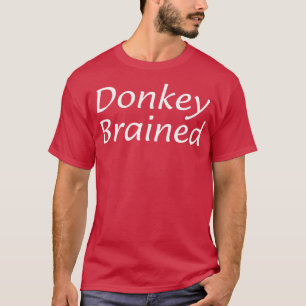 ezel met hersenen t-shirt