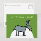 ezel - met je eigen woorden ! briefkaart (Voorkant / Achterkant)