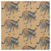 ezel met zadel stof (Swatch)