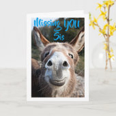 EZEL MIST ***SIS** NIET ERG BLIJ MEE KAART (Gele Bloem)