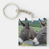 Ezel Muildier Boerderij Dier Land Bestemming Sleutelhanger (voorkant)