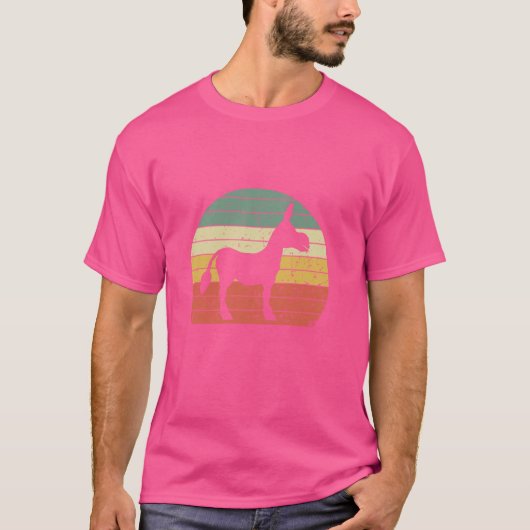 ezel muilezel Dierenvriend T-shirt (Voorkant)