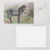 ezel notitiekaartje (Voorkant / Achterkant)