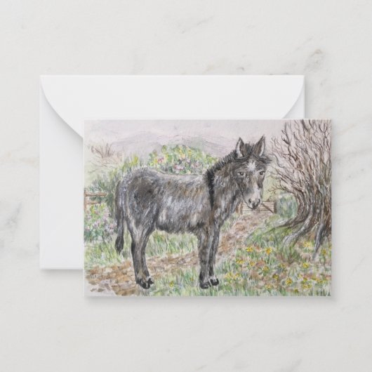 ezel notitiekaartje (Voorkant)