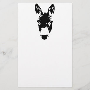 Ezel of Mule Graffiti Tekening Straat Label Art Briefpapier