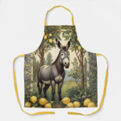  ezel onder de citroenbomen schort (Voorkant)