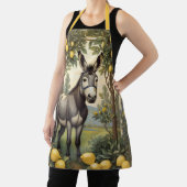  ezel onder de citroenbomen schort (Insitu)