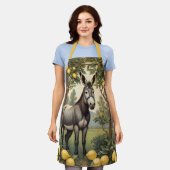  ezel onder de citroenbomen schort (Gedragen)