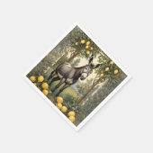  ezel onder de citroenbomen servet (Hoek)