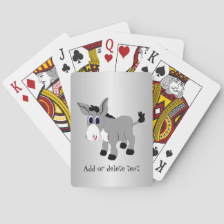 Ezel ontwerp elke kleur achtergrond pokerkaarten
