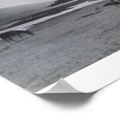 Ezel op Shoreline, Achill Island Ierland uit 1960 Poster (Hoek)