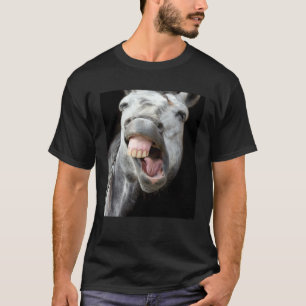 Ezel Paard Gezicht Laat Cute en Gezicht Anima Zich T-shirt
