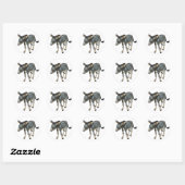 ezel ronde sticker (Vel)