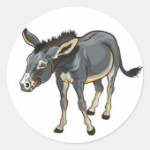 ezel ronde sticker (Voorkant)