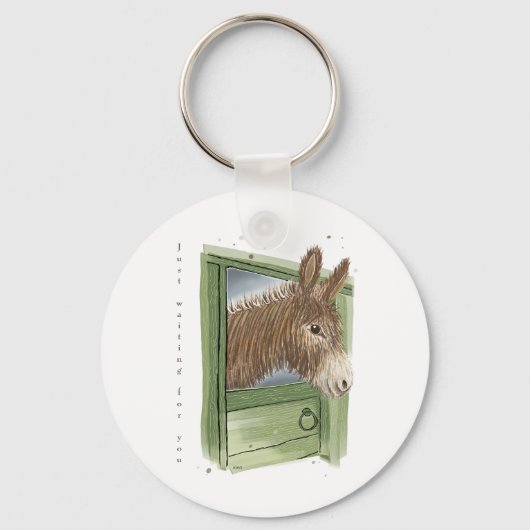 Ezel Sleutelhanger - sleutelhangers (Voorkant)