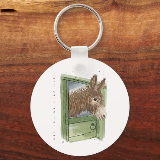 Ezel Sleutelhanger - sleutelhangers (Voorkant)