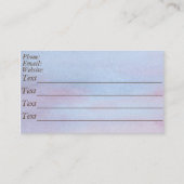 ezeldieren veearts oorspronkelijke kunstontwerp visitekaartje (Achterkant)