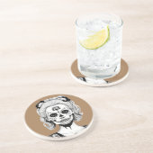 EZELIN ZANDSTEEN ONDERZETTER (Zijkant)