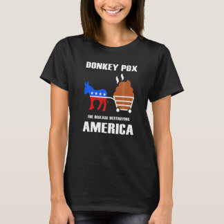 Ezelpokken De ziekte die Amerika verwoest  5 T-shirt