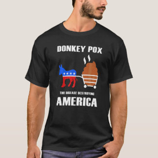 Ezelpokken De ziekte die Amerika verwoest  5 T-shirt