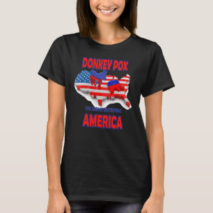 Ezelpokken De ziekte die Amerika verwoest T-shirt