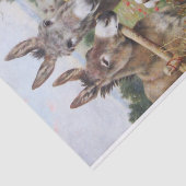 Ezels en Ganzen Boerderij Vrienden door Herbert We Tissuepapier (Detail)