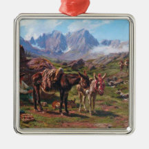 Ezels in de Pyreneeën (Rosa Bonheur)