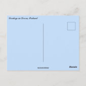 Ezels in Doora België Briefkaart (Achterkant)