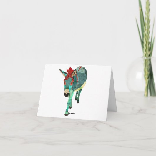  Ezels Notecard Kaart (Achterkant)