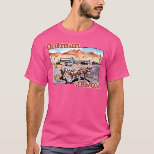 Ezels van Oatman Arizona T-shirt (Voorkant)