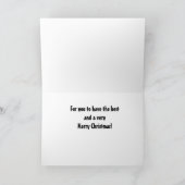 EZELS WILLEN DAT JE DE BESTE KERST HEBT FEESTDAGEN KAART (Binnen)