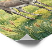 Ezelsmoeder en Veulen Nursery Poster (Hoek)