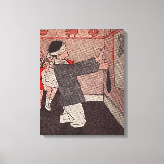 Ezelsoren spel canvas afdruk (Voorkant)