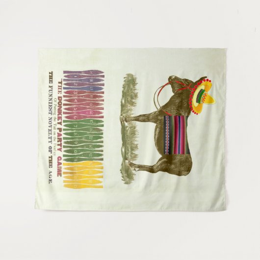 Ezelstaartje plakken wandkleed (Voorkant (horizontaal))