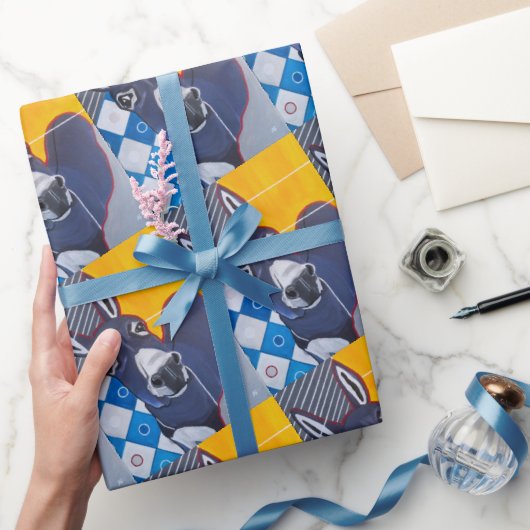 Ezelstoot Schilderij van Alfred Fox Cadeaupapier (Geschenken)
