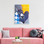 Ezelstoot Schilderij van Alfred Fox Canvas Afdruk (Insitu (Woonkamer))