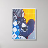 Ezelstoot Schilderij van Alfred Fox Canvas Afdruk (Voorkant)