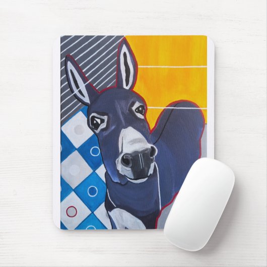 Ezelstoot Schilderij van Alfred Fox Muismat (Met muis)