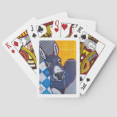 Ezelstoot Schilderij van Alfred Fox Pokerkaarten (Achterkant)