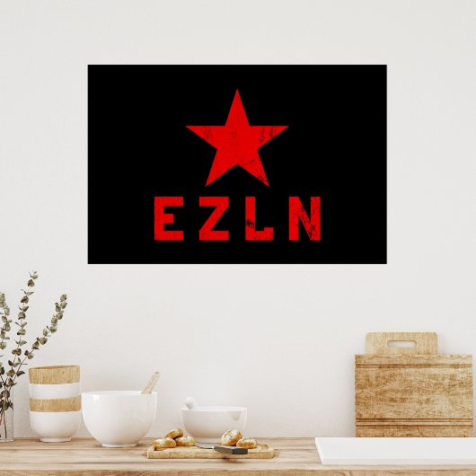 EZLN - Ejército Zapatista de Liberación Nacional Poster (Keuken)