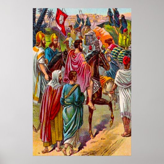 Ezra 1 Terugkeren naar het poster Jeruzalem (Voorkant)