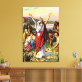 Ezra 8 Ezra Prays voor Gods Help Canvas Afdruk (Insitu (Woonkamer))