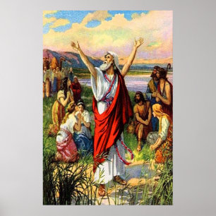 Ezra 8 Ezra schrijft voor Gods Help-poster Poster