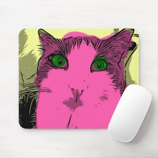 Ezra Cat Mousepad Muismat (Met muis)