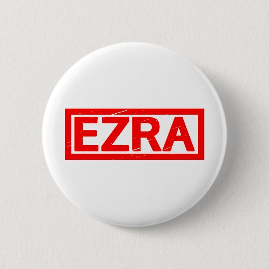 Ezra Stamp Ronde Button 5,7 Cm (Voorkant)